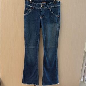 Hudson Vintage Jeans Women's Dark Blue Flare Jeans